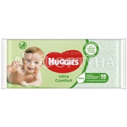 Салфетки влажные Huggies Ultra Comfort 56 шт