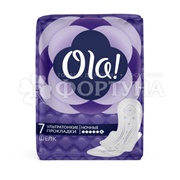 Прокладки Ola! Ultra Night 7 шт бархатистая сеточка критические