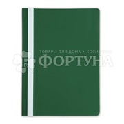 Папка-скоросшиватель LITE А4 зеленый с прозрачным верхом