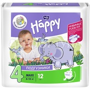 Подгузники Bella Baby Happy  (8-18кг) 12шт
