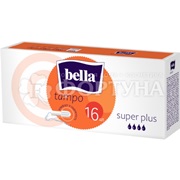 Тампоны Bella 16 шт Регуляр Супер плюс без аппликатора