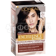Краска для волос Excellence Nudes 2U Универсальный очень темно-каштановый
