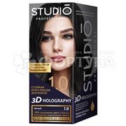 Краска для волос 3D Holography 1.0 Черный