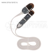 Кабель Luazon 2 в 1 microUSB/Lightning 1A 0.9м белый