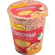 Лапша быстрого приготовления Роллтон 70 г Сливочный со вкусом соуса «Цезарь» с креветкой