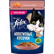 Корм для животных Felix 75 г с лососем в желе