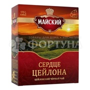 Чай Майский 100 пакетов Сердце Цейлона черный
