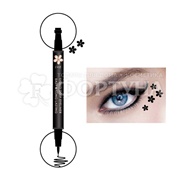 Подводка-фломастер Farres +штампик цветок