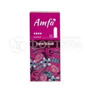 Тампоны AMFA 16 шт Super без аппликатора