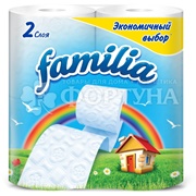 Туалетная бумага Familia 4 шт Радуга 2х-слойная