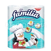Полотенца бумажные Familia 2 шт 2х-слойные