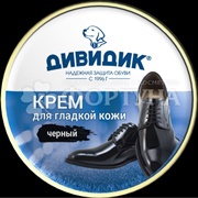Крем для обуви Дивидик 50 мл Черный в банке