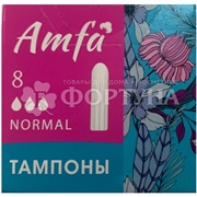 Тампоны AMFA 8 шт Normal без аппликатора