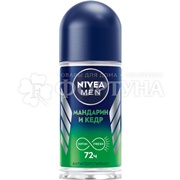 Дезодорант роликовый Nivea Men 50 мл Мандарин и кедр
