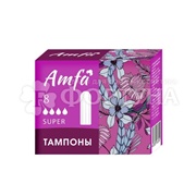 Тампоны AMFA 8 шт Super без аппликатора