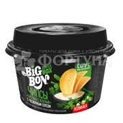 Чипсы BIGBON 105 г Сметана и зелень