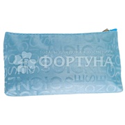 Косметичка Shinewell серебристая/голубая размер 19*11см