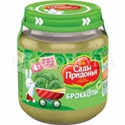 Пюре для детского питания Сады Придонья 80 г из капусты брокколи