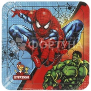 Пазл дерев. 10*10 см Spiderman SPM-02