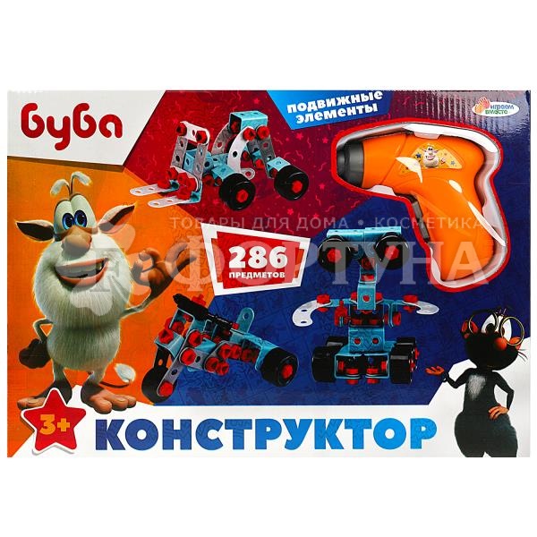 Конструктор Буба 286 деталей 1212K347-R