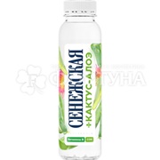 Минеральная вода Сенежская + 0,44 л Кактус-Алоэ