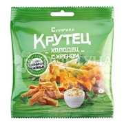Сухарики Крутец 80 г Холодец с хреном