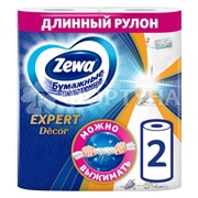 Полотенца бумажные Zewa 2 шт Эксперт Декор