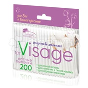Ватные палочки Новые горизонты 200 шт в пакете for Visage