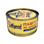 Консервы рыбные 5Морей 120 г Паштет из лосося тихоокеан.