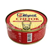 Консервы рыбные 5Морей 240 г снеток обжаренный в томатном соусе