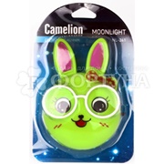 Ночник Camelion   NL-241 Зайцы с выключателем 220V