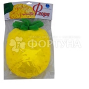 Губка для тела Русалочка 1 шт Ананас