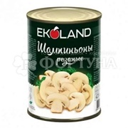 Шампиньоны Ekoland 400 г резаные