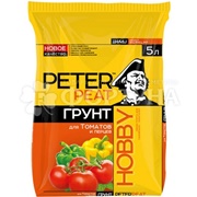 Грунт Peter Peat 10 л Хоббит для томатов и перцев