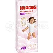 Трусики Huggies 42 шт 5 (12-17кг) для девочек