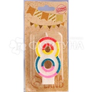 Свеча для торта цифра 8