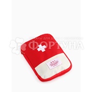 Косметичка-аптечка красная 14*9см