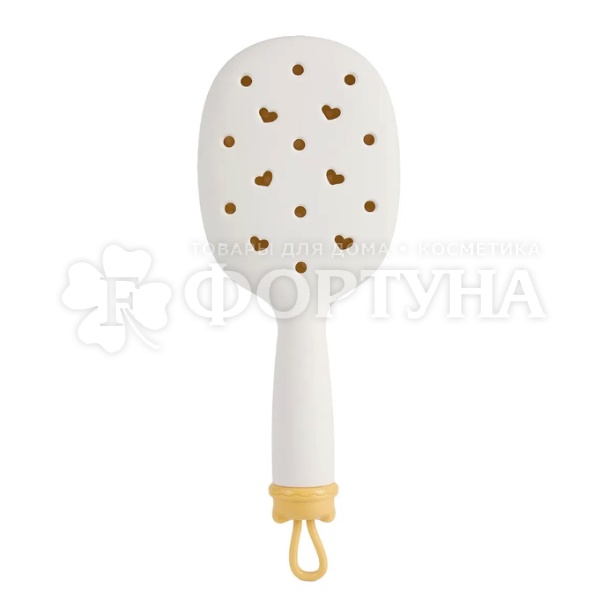 Расческа Solomeya Croks с отверстиями для джиббитсов Белая