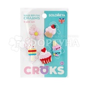 Набор Solomeya украшений для расчески Мороженое 5 шт