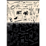 Альбом для рисования 24 л на гребне ''Mono-art'' А4