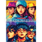 Альбом для рисования BG 24 л А4 ''K-pop''