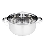 Кастрюля Джерси 3,7 л 22*11см с крышкой