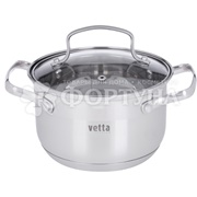 Кастрюля VETTA 1.9 л Берн 16*10см индукция