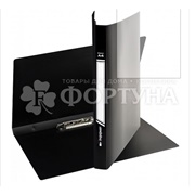 Папка с прижимами А4 черный 040758