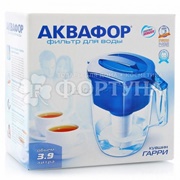 Фильтр для воды  АКВАФОР ГАРРИ объем кувшина - 3.9 литра, воронки - 1.9 литра