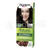 Краска для волос Палетт Naturia 3-0 Темно-каштановый