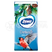 Платки носовые Zewa 10 шт 3х-слойные Deluxe Ромашка