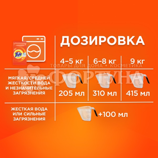 Стиральный порошок Tide 3000 г Автомат Альпийские цветы