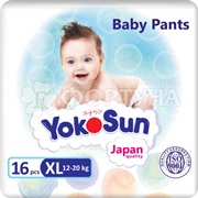 Трусики Yokosun 16 шт XL (12-20кг)
