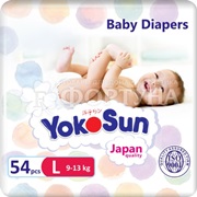 Подгузники Yokosun 54 шт L (9-13кг)